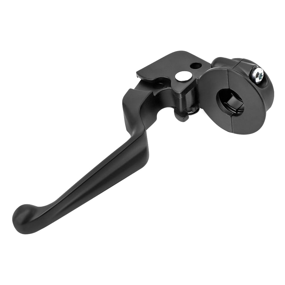 Levier d'embrayage et support de montage pour Harley Davidson Sportster 883 1200 Softail Dyna Electra Glide Road King Fat Boy Night Train Street Bob (Noir)