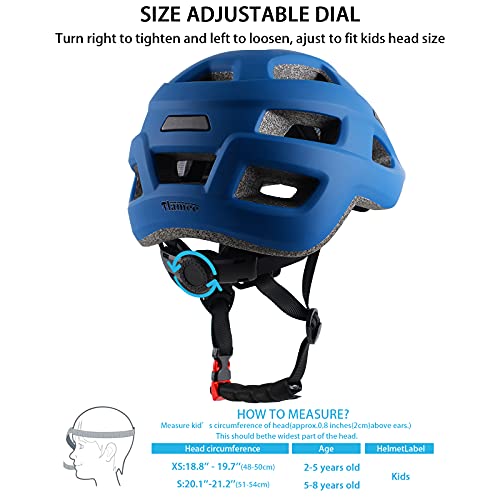 Image of Kids Bike Helmet for Ages 1-8 Years, Adjustable Toddler Boys and Girls Helmets, Lightweight Child Infant Bicycle Cycling Scooter Sports Helmet 48-54cm