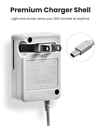 3Ds Charger, Voyee 3Ds Charger Compatible With Nintendo 3Ds/ Dsi/Dsi Xl/ 2Ds/ 2Ds Xl/New 3Ds Xl 100-240V Wall Plug Adapter #TOP2
