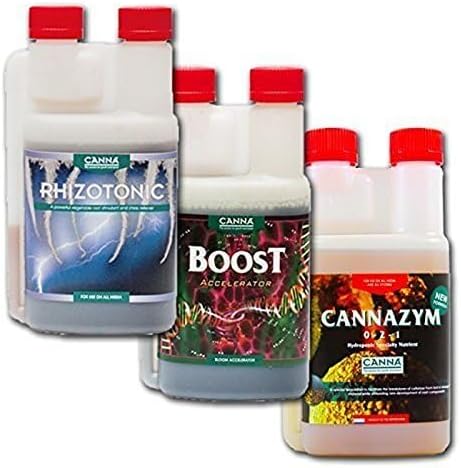 Canna Nutrients 3 Pack of 250ml - Boost + Cannazym + Rhizotonic