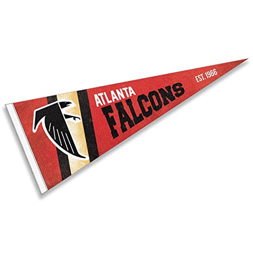 Atlanta Falcons Retro Pennant Flag vintage fanion NFL décoration murale