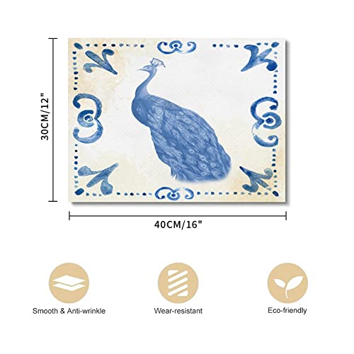 Tableau paon impression sur toile déco haut de gamme - 2