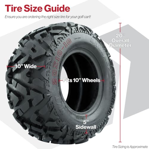 GTW Barrage Mud Terrain Golf Cart Tire