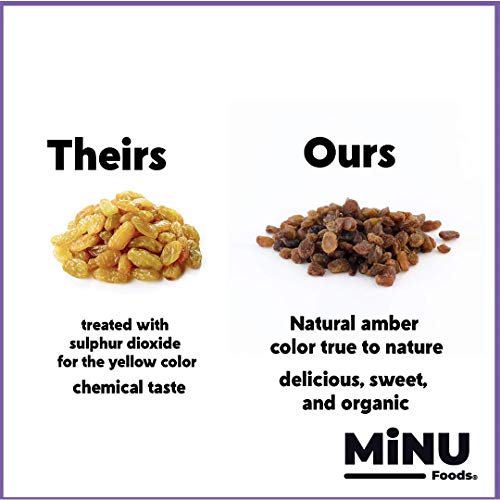 Gomix Minu Organic Golden Raisins Sultanas No Sulfur 16 Oz  thumb #5