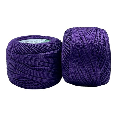 Image of Anchor Knitting Pearl Cotton Fast Colour Thread Yarn - Mercer Pearl Cotton 10gm Yarn (Thickness 1 mm) (Pack of 1 (0101)
