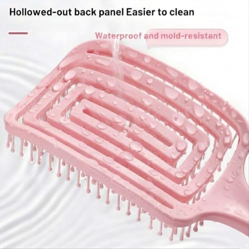 Image of Premium 3D Detangling Hair Brush for Women & Men- Anti Hair Fall Comb for Curly, Wavy & Straight Hair | Hair Straightening Brush, Wet & Dry Styling Brush | Scalp Massager, Frizz Control & Tangle Free Grooming Brush