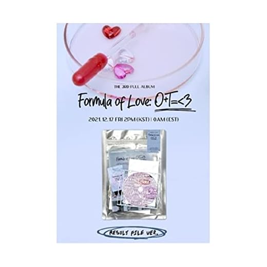 TWICE Formula of Love:O+T=<3 3rd Album Result file Version Contents+Message PhotoCard SET+Tracking