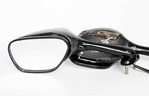 Miniatura 2 de HTTMT MT057-CN+SM(ZX) Espejos de señal de giro integrados de humo de carbono compatibles con Suzuki Gsx-R 600 750 2001-2015 GSX-R 1000 2006-2015