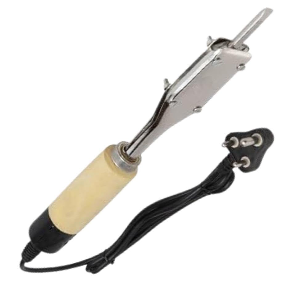 Image of Vtronix 65Watt Soldering Iron with Wooden Handle for Precision Electronics Work | Soldering Machine for Home, Industrial & Electronics Workshop Reparing with Fast Heating & Heat Resistant Handle