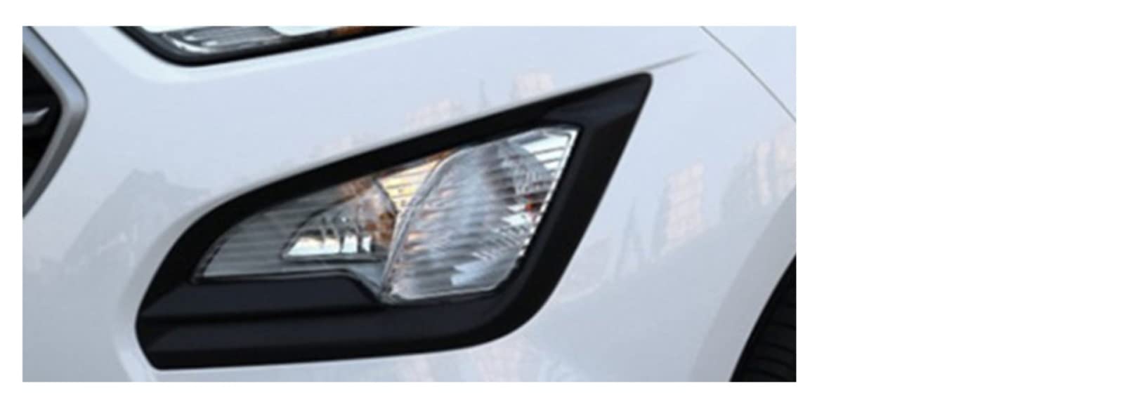 Cornice di Copertura per fendinebbia Anteriore Sinistro in plastica ABS Nera per Ford EcoSport 2021 2020 2019 2018