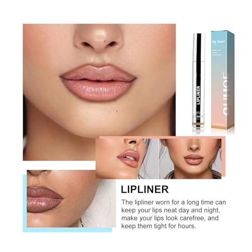 3PCS Peel Off Lip Liner Stain, Light Brown/Dark Brown/Burgundy Long Lasting Tattoo Lip Liner Stain,Matte Peel Off Lip Liner,Infused with Hyaluronic Acid & Vitamin E - Image 8