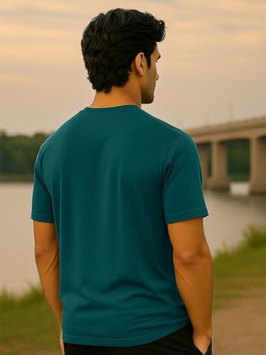Image of Nobero Men's Regular Graphic Printed T-Shirt for Men | Soft Cotton | Classic Fit | Printed Casual Tshirt for Men