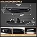 Sequential White LED Side Marker Turn Signal Light for BMW E90 E91 E92 E93 E46 E60 E61 E82 E83 E88 X3 X1 Front Fender Dynamic Blinker Indicator, 2PCS Smoked Lens