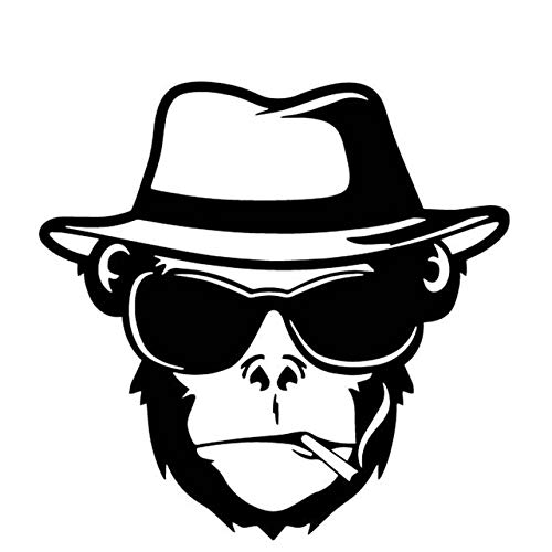 OLUYNG 16,3 CM * 16 CM Monkeys Head Pattern