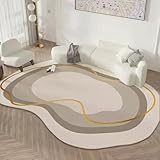 ラグ カーペット ラグマット 北欧 洗える シャギーラグ 厚手 異形 床暖房 対応 不規則 異型 リビング寝室用 写真04 クラシック 簡単に掃除 滑り止め付き おしゃれ クラシック インテリア 100*160cm オールシーズン