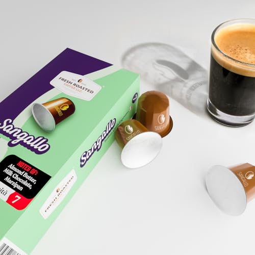 Image of Fresh Roasted Coffee Espresso Pods for Nespresso OriginalLine, Italian Craft Espresso Variety, 60 Recyclable Aluminum Capsules