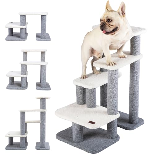 Pet-Stairs-for-Small-Dogs-Pet-Steps-for-High-Beds-and-CouchHigh-Strength-Boards-for-Indoor-Small-Cats-Kittens-Dogs-Climbing-Playing-3-Combination-Options - Cucciolini Doodles   Pet-Stairs-for-Small-Dogs-Pet-Steps-for-High-Beds-and-CouchHigh-Strength-Boards-for-Indoor-Small-Cats-Kittens-Dogs-Climbing-Playing-3-Combination-Options