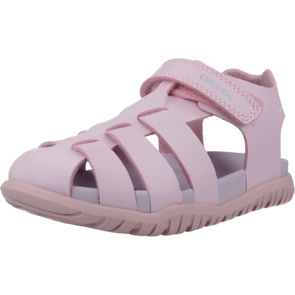 Geox Boys Girls B FUSBETTO GI Sandal, Pink/Lilac, 26 EU