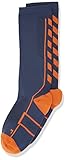 hummel Kinder Tech Indoor Sock High, Ombre Blue/Nasturtium, 8/32-35