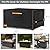 Dalema Rectangular Fire Pit Cover,Outdoor 600D Heavy Duty Waterproof Tear-Resistant 42 Inch Rectangle Firepit Covers,Patio Weatherproof Fire Table Cover Rectangular,Black 42" L x 24" W x 24" H