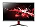 Acer Nitro VG270 Gaming Monitor 27 Zoll (69 cm Bildschirm) Full HD, 75Hz HDMI, 60Hz VGA, 1ms (VRB), 2xHDMI 1.4, VGA, HDMI FreeSync, Schwarz/rot