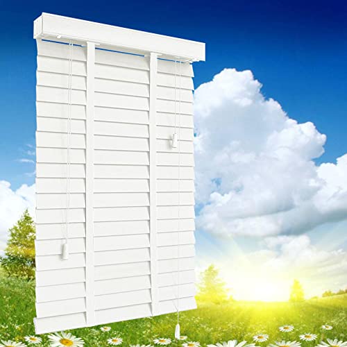 Generisch Generic Holzjalousie 50 mm Lamellen