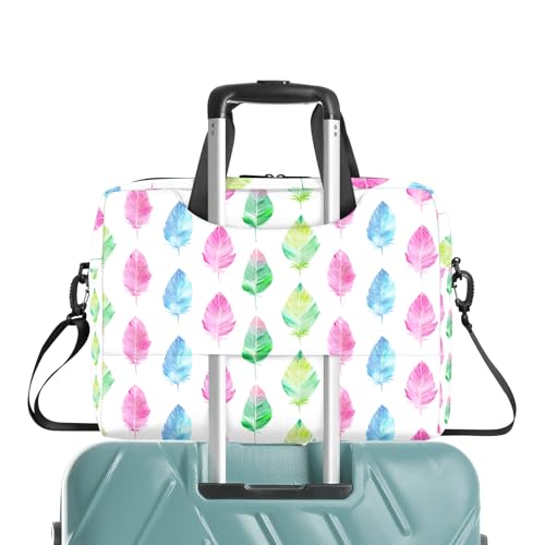 Maletín para laptop 16 pulgadas con diseño acuarela pastel miniatura 6