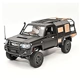 MNモデル トヨタ ランドクルーザー79オーバランド仕様 1/12 アウトドアラジコン MN-82S RTR ラジコンカー 4WD 四輪駆動 RCカー ロッククローリング クローラー RTR（走行可能セット）技適マーク付き バッテリー付き オリジナルステッカー付き（ブラック）