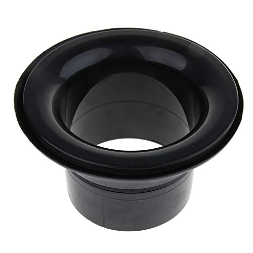 Preisvergleich Produktbild Almencla Bass Drum Enhancer mit Port Drum Set Kit, Schwarz