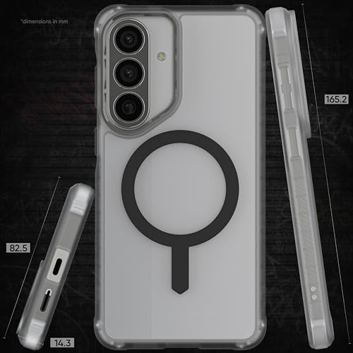 Image of Ghostek Covert Clear Galaxy S26 Plus Case MagSafe Compatible with Magnetic Ring, Slim Thin Shockproof Phone Cover Designed for 2026 Samsung S26+ (6.7 inch) (Clear Matte)