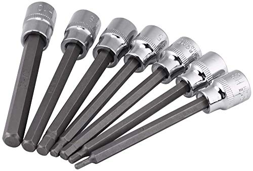 Cocoarm 7-teiliger Innensechskant-Bit-Satz – Extra Lang, 3–10 Mm, Mit Box