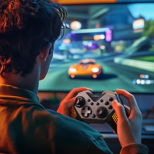 7. Bild von NYXI Flexi Wireless PC Controller - Hall Effect Sensing Joystick, Hall Analong Triggers, Interchangeable D-pad&Left Joystick, Adjustable Turbo/Vibration, Mppable Back Buttons for PC/Switch/iOS/Android
