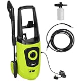 DURHAND 1800W High Pressure Washer, 150 Bar Pressure, 510 L/h Flow, High-Performance Portable Power Washer Jet Wash Cleaner with 6M Hose and Hose Reel for Garden, Car, Furniture, Green - Image 1