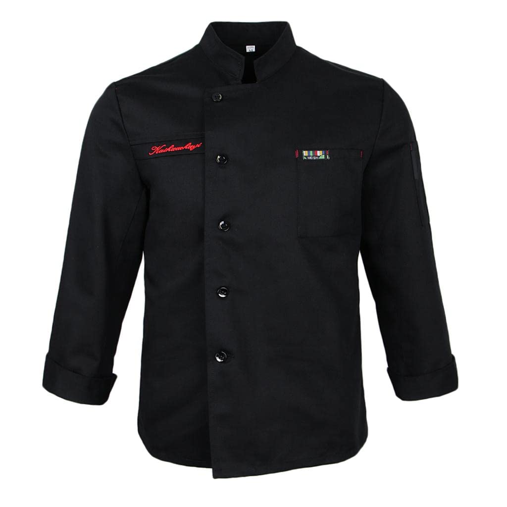 Chef Chaqueta Abrigo Uniforme Manga Larga Hotel Cocina Cocinero Ropa