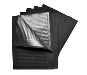 Inkjection Arbeitsplatzservietten Schwarz 100 Stück