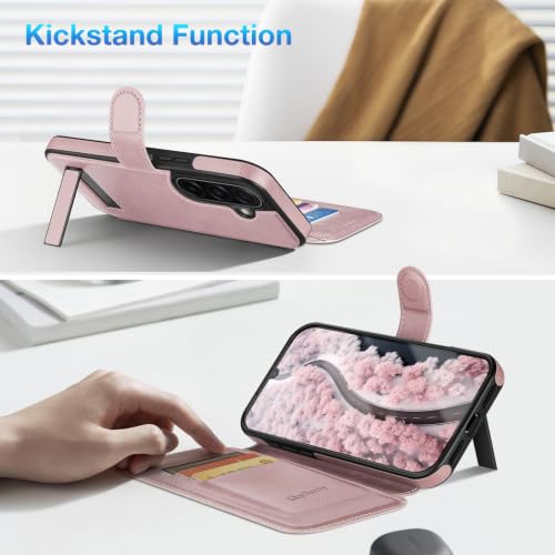 SkyDucky Wallet Case for Samsung Galaxy A17 5G,Stand,Rose Gold by SkyDucky - Used condition - Image 4