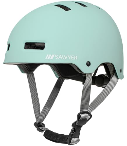 Sawyer Bikes - Casco Deportivo Ajustable (Mint, M)