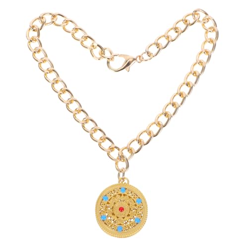 BESPORTBLE Metal Pet Memorial Lock Pendant Dachshund Necklace for Dogs and Cats Good Luck Pet Necklace Adjustable Chain