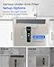 Waterdrop 10UA-UF 𝟎.𝟎𝟏 μ𝐦 𝐔𝐥𝐭𝐫𝐚 𝐅𝐢𝐥𝐭𝐫𝐚𝐭𝐢𝐨𝐧 Under Sink Water Filter for Baçtёria Reduction, 11000 Gallons, Reduces Lead, Chlorine, Bad Taste & Odor, Direct Connect to Kitchen Faucet