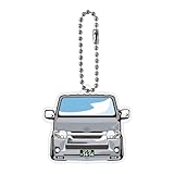 [ネクサスジャパン] 事業用 緑ナンバー アクリルキーホルダー ハイエース200系 モデリスタ Aタイプ シルバーマイカメタリック