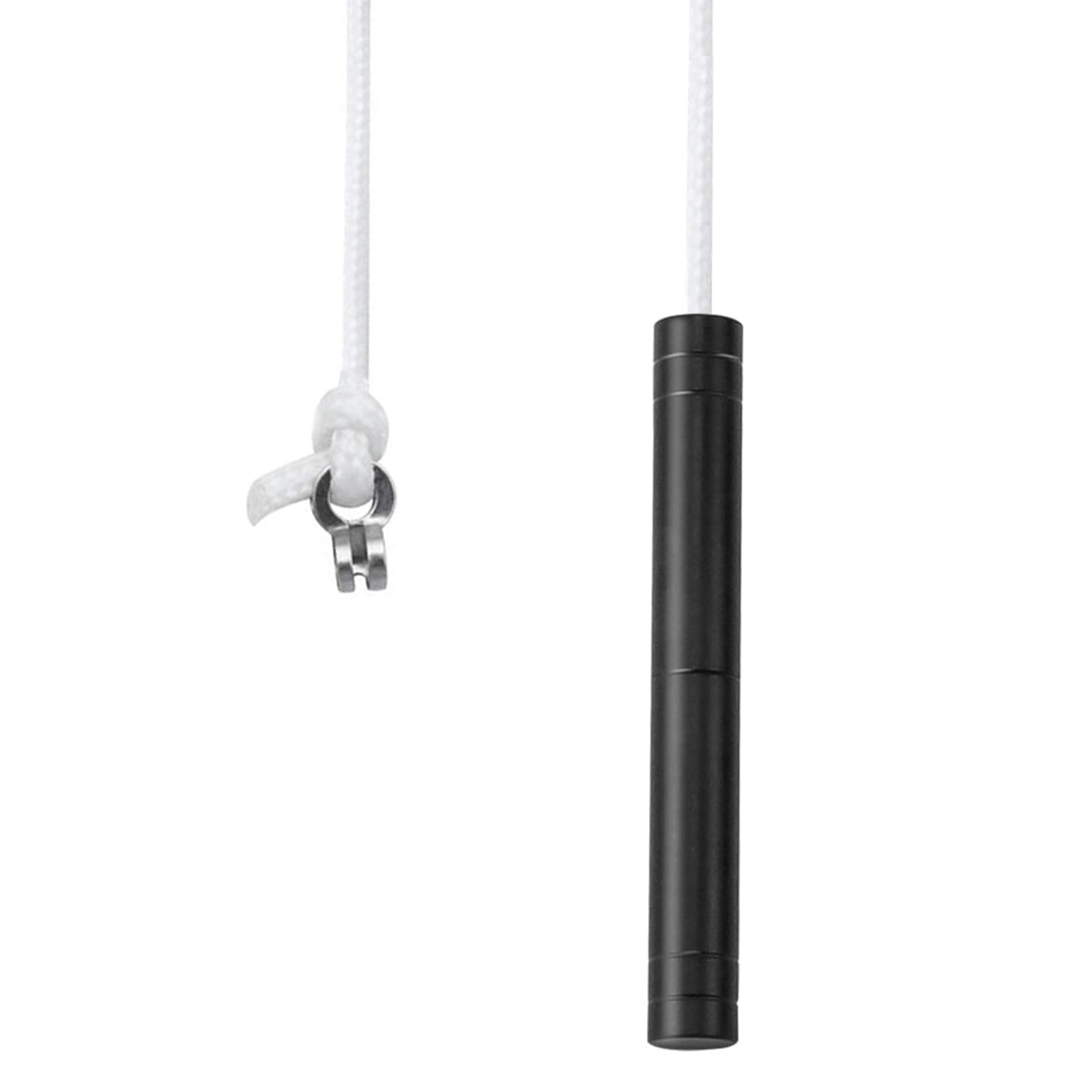 PLCatis Light Pull Cord Light 1-Pack Bathroom Light Pull Cord Handle(8cm) with 1.5M White String Black Brass Decorative Pull Cord Light Switch Bathroom for Light Shower Pull Ceiling Fans