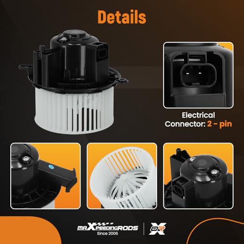 Image of maXpeedingrods 700236 HVAC Blower Motor Assembly Compatible with Buick Enclave 2008-2012, Traverse 2012-2008 Saturn Outlook 2010-2007, GMC Acadia Sierra 1500# PM9365 22810567 PM9365 BM00177