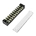 uxcell 5 Pcs 10 Positions Dual Rows 600V 15A Wire Barrier Block Terminal Strip TB-1510