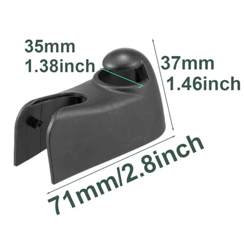 Cache-écrou d'essuie-glace arrière pour Mini Cooper R50 R56 et Countryman R60 - 6