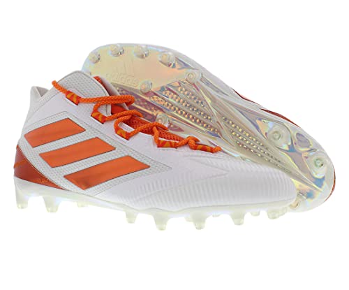 adidas Sm Freak Mid Mens Shoes Size 14, Color: White/Hyper Orange2