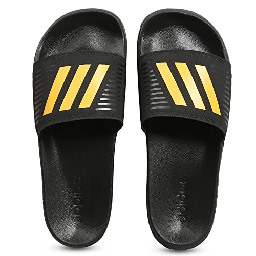 Image of Adidas Men Contaro M Synthetic Swim Slide CBLACK /ACTGOL | HPU72