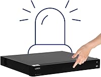 Vista 3 de Lorex Sistema NVR con capacidad para cámara Fusion 4K 16 (WiFi/Fusion WiFi) (solo grabadora 4K de 16 canales de 3 TB)