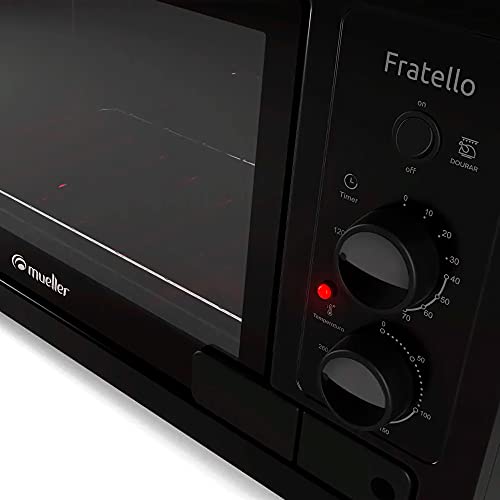 Forno Elétrico de Bancada 44 Litros Fratello Mueller 127V Preto Fosco