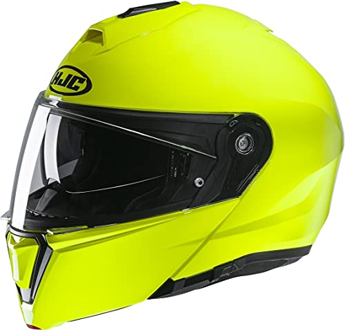 HJC I90 Casco Moto, Hombre, Fluo Green, XL