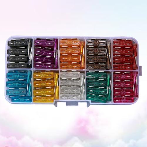 Fusibles para coche de tamaño mediano para evitar averías eléctricas, juego de 100 piezas 2